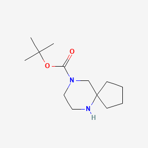 molecular formula C13H24N2O2 B2475628 Tert-Butyl-6,9-Diazaspiro[4.5]decan-9-carboxylat CAS No. 886766-37-6