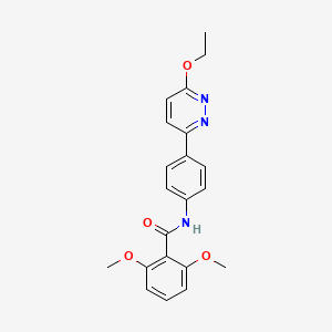 N-(4-(6-ethoxypyridazin-3-yl)phenyl)-2,6-dimethoxybenzamide