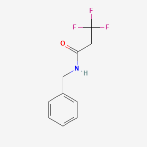 molecular formula C10H10F3NO B2475643 N-benzyl-3,3,3-trifluoropropanamide CAS No. 676095-45-7