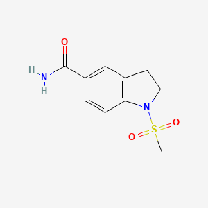 1-(Methylsulfonyl)indoline-5-carboxamide