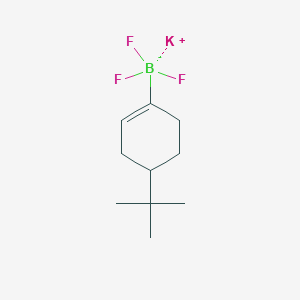 molecular formula C10H17BF3K B2475721 四（4-叔丁基环己-1-烯-1-基）三氟硼酸钾 CAS No. 945760-93-0