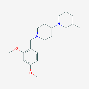molecular formula C20H32N2O2 B247575 1'-(2,4-Dimethoxybenzyl)-3-methyl-1,4'-bipiperidine 