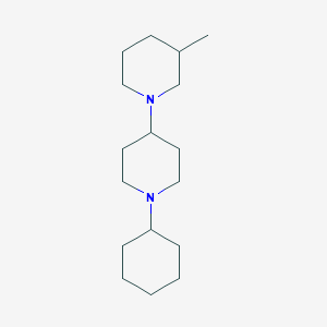 molecular formula C17H32N2 B247577 [1,4']Bipiperidinyl, 1'-cyclohexyl-3-methyl- 