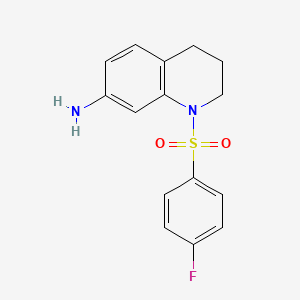 1-[(4-Fluorophenyl)sulfonyl]-1,2,3,4-tetrahydroquinolin-7-amine