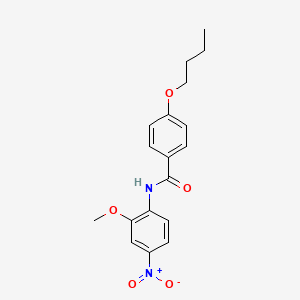 4-butoxy-N-(2-methoxy-4-nitrophenyl)benzamide