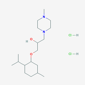 1-((2-Isopropyl-5-methylcyclohexyl)oxy)-3-(4-methylpiperazin-1-yl)propan-2-ol dihydrochloride