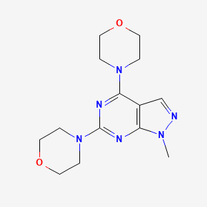 1-methyl-4,6-di(morpholin-4-yl)-1H-pyrazolo[3,4-d]pyrimidine