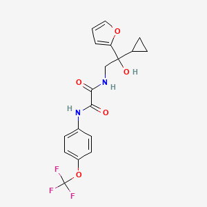 N1-(2-cyclopropyl-2-(furan-2-yl)-2-hydroxyethyl)-N2-(4-(trifluoromethoxy)phenyl)oxalamide