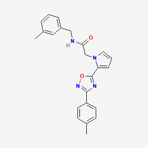 N-(3-methylbenzyl)-2-{2-[3-(4-methylphenyl)-1,2,4-oxadiazol-5-yl]-1H-pyrrol-1-yl}acetamide