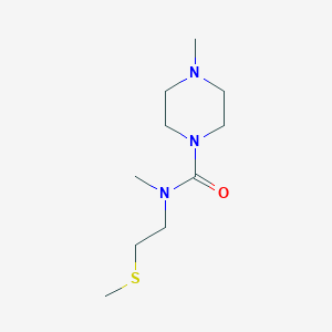 N,4-dimethyl-N-[2-(methylsulfanyl)ethyl]piperazine-1-carboxamide