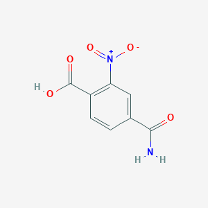 molecular formula C8H6N2O5 B2475890 2-Nitroterephthalamic acid CAS No. 87594-60-3