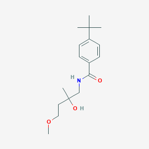 molecular formula C17H27NO3 B2475894 4-Tert-butyl-N-(2-hydroxy-4-methoxy-2-methylbutyl)benzamide CAS No. 1911718-69-8