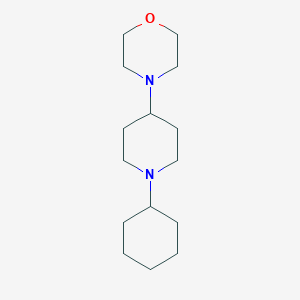 molecular formula C15H28N2O B247590 4-(1-Cyclohexylpiperidin-4-yl)morpholine 