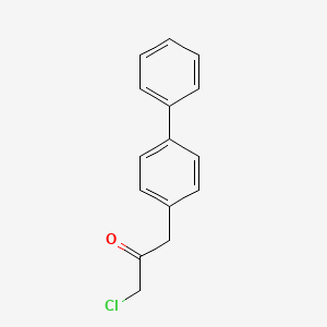 molecular formula C15H13ClO B2475966 1-Chloro-3-(4-phenylphenyl)propan-2-one CAS No. 1221343-04-9