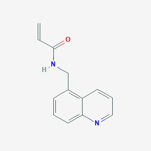 N-(Quinolin-5-ylmethyl)prop-2-enamide