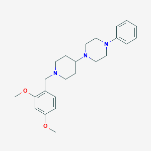1-[1-(2,4-Dimethoxybenzyl)piperidin-4-yl]-4-phenylpiperazine