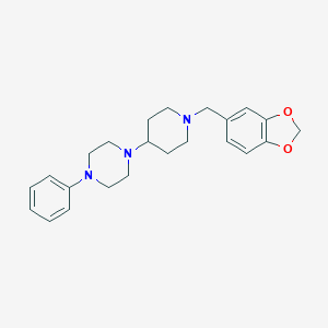 1-[1-(1,3-Benzodioxol-5-ylmethyl)piperidin-4-yl]-4-phenylpiperazine