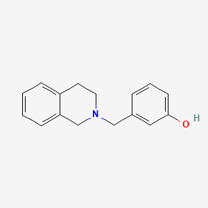 3-(3,4-dihydro-1H-isoquinolin-2-ylmethyl)phenol