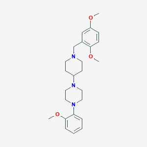 1-[1-(2,5-Dimethoxybenzyl)piperidin-4-yl]-4-(2-methoxyphenyl)piperazine