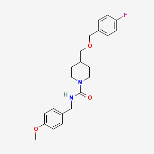 4-(((4-fluorobenzyl)oxy)methyl)-N-(4-methoxybenzyl)piperidine-1-carboxamide