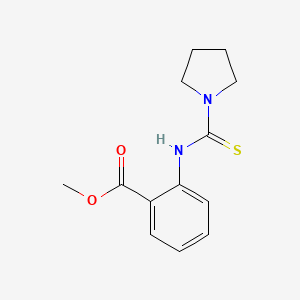 Methyl 2-(pyrrolidine-1-carbothioylamino)benzoate