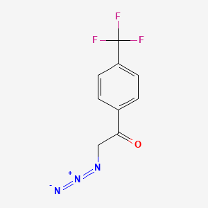 2-Azido-1-[4-(trifluoromethyl)phenyl]ethanone