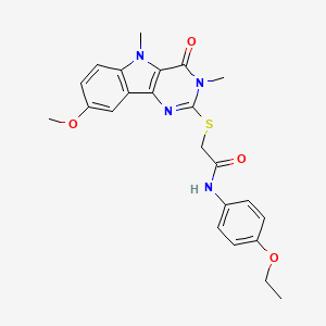 N-cyclopropyl-4-piperidin-1-yl[1]benzofuro[3,2-d]pyrimidine-2-carboxamide