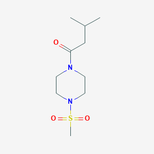 1-(3-Methylbutanoyl)-4-(methylsulfonyl)piperazine