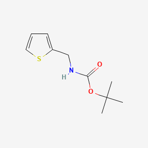 molecular formula C10H15NO2S B2476218 Thiophen-2-ylmethyl-carbamic acid tert-butyl ester CAS No. 401485-19-6