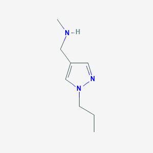 N-methyl-1-(1-propyl-1H-pyrazol-4-yl)methanamine