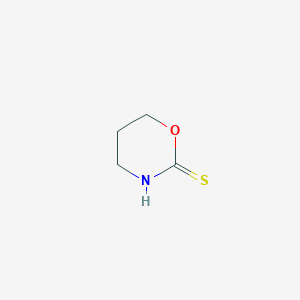 molecular formula C4H7NOS B2476238 1,3-Oxazinane-2-thion CAS No. 17374-18-4