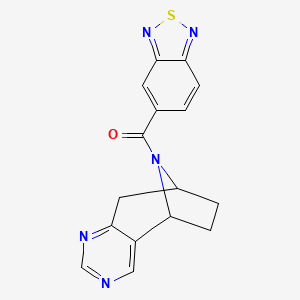 benzo[c][1,2,5]thiadiazol-5-yl((5R,8S)-6,7,8,9-tetrahydro-5H-5,8-epiminocyclohepta[d]pyrimidin-10-yl)methanone