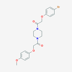 1-[4-[2-(4-Bromophenoxy)-1-oxoethyl]-1-piperazinyl]-2-(4-methoxyphenoxy)ethanone
