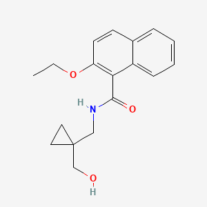 2-ethoxy-N-((1-(hydroxymethyl)cyclopropyl)methyl)-1-naphthamide