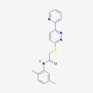 N-(2,5-dimethylphenyl)-2-((6-(pyridin-2-yl)pyridazin-3-yl)thio)acetamide
