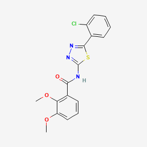 N-(5-(2-chlorophenyl)-1,3,4-thiadiazol-2-yl)-2,3-dimethoxybenzamide