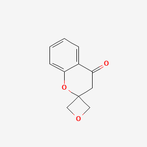 molecular formula C11H10O3 B2476324 Spiro[chromane-2,3'-oxetan]-4-one CAS No. 1242267-68-0