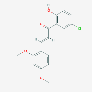 (2E)-1-(5-chloro-2-hydroxyphenyl)-3-(2,4-dimethoxyphenyl)prop-2-en-1-one