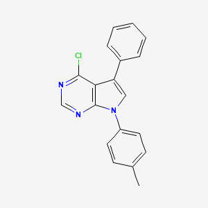 4-chloro-5-phenyl-7-(p-tolyl)-7H-pyrrolo[2,3-d]pyrimidine
