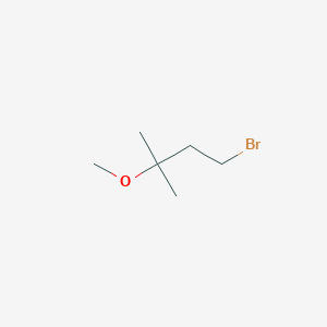 molecular formula C6H13BrO B2476377 1-Bromo-3-methoxy-3-methylbutane CAS No. 84715-34-4