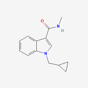 1-(Cyclopropylmethyl)-N-methylindole-3-carboxamide
