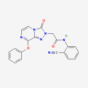 N-(2-cyanophenyl)-2-(3-oxo-8-phenoxy-[1,2,4]triazolo[4,3-a]pyrazin-2(3H)-yl)acetamide
