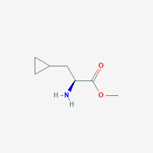 methyl (2S)-2-amino-3-cyclopropylpropanoate