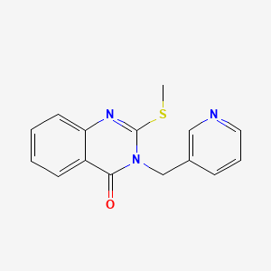 2-(methylthio)-3-(pyridin-3-ylmethyl)quinazolin-4(3H)-one