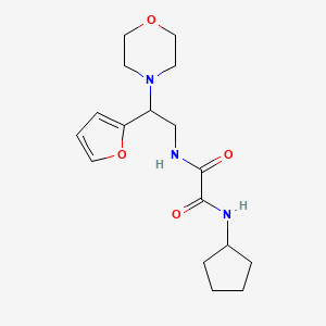 N1-cyclopentyl-N2-(2-(furan-2-yl)-2-morpholinoethyl)oxalamide