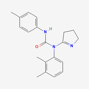 1-(3,4-dihydro-2H-pyrrol-5-yl)-1-(2,3-dimethylphenyl)-3-(p-tolyl)urea