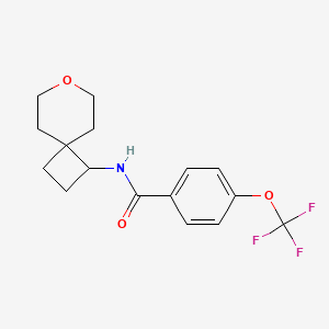 N-(7-oxaspiro[3.5]nonan-1-yl)-4-(trifluoromethoxy)benzamide