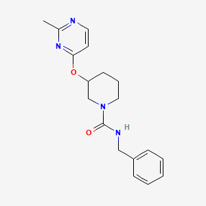 N-benzyl-3-((2-methylpyrimidin-4-yl)oxy)piperidine-1-carboxamide