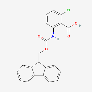 molecular formula C22H16ClNO4 B2476527 Fmoc-2-amino-6-chlorobenzoic acid CAS No. 914348-17-7