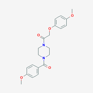 1-[4-(4-Methoxy-benzoyl)-piperazin-1-yl]-2-(4-methoxy-phenoxy)-ethanone